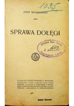Sprawa Dołęgi 1901 r.