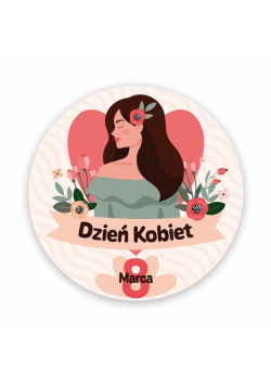 Naklejki okolicznościowe - Dzień Kobiet 24szt