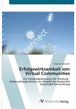 Erfolgswirksamkeit von Virtual Communities