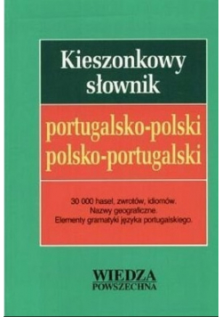 Kieszonkowy słownik portugalsko - polski polsko - portugalski