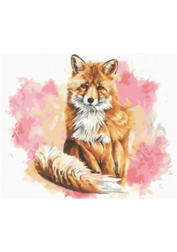 Malowanie po numerach - Piękny lis 40x50cm