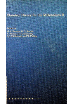 Number Theory for the Millennium 2