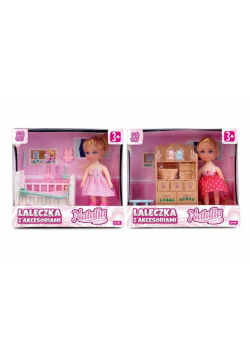 Lalka Natalia z akcesoriami 11 cm mix