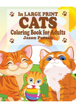 Cats Coloring Book for Adults ( In Large Print)