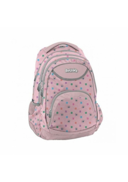 Plecak BeUniq Pink trzykomorowy