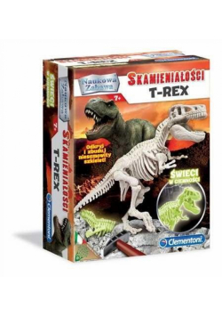 Naukowa zabawa. Skamieniałości. T-Rex fluoresc