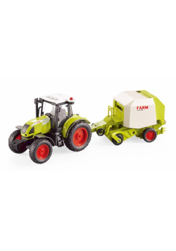 Traktor mówiący z przyczepą