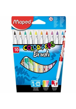 Flamastry Colorpeps Brush 10 kolorów