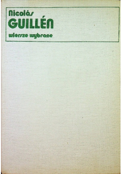 Guillen Wiersze wybrane