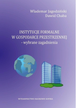 Instytucje formalne w gospodarce przestrzennej
