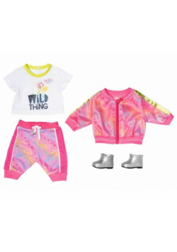 Baby born - Ubranka Delux Trendy pink 43cm