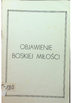 Objawienie Boskiej miłości