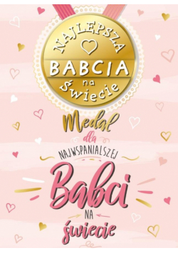 Karnet B6 z magnesem na lodówkę - Babcia