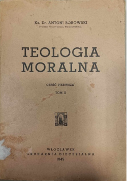 Teologia moralna  1945 r.