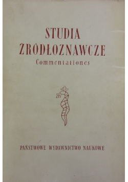 Studia Źródłoznawcze