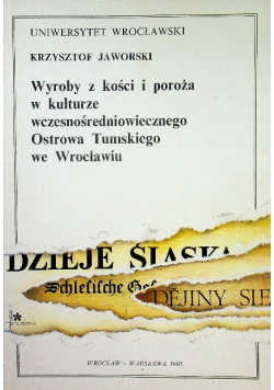 Wyroby z kości i poroża w kulturze wczesnośredniowiecznego Ostrowa Tumskiego we Wrocławiu
