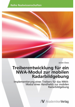 Treiberentwicklung für ein NWA-Modul zur mobilen Radarbildgebung