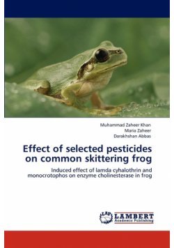 Effect of selected pesticides on common skittering frog