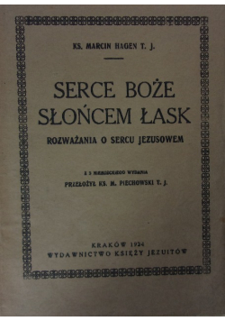 Serce Boże słońcem łask 1924 r.