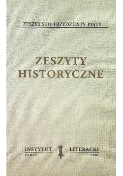 Zeszyty historyczne zeszyt 135