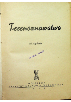 Terenoznawstwo 1948 r.
