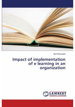 Impact of implementation of e learning in an organization