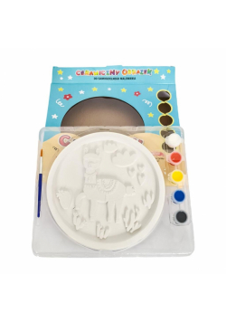 Zestaw ceramiczny do malowania lama