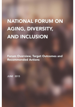 National Forum on Aging, Diversity, and Inclusion