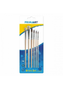 Pędzle naturalne 6szt PRIMA ART