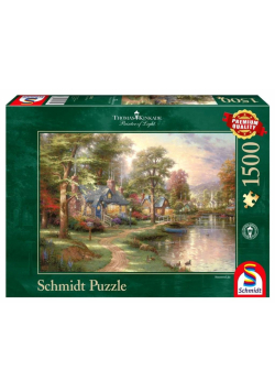 Puzzle PQ 1500 Thomas Kinkade Nad jeziorem G3