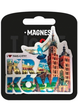 Magnes I love Poland Kraków ILP-MAG-A-KRA-03