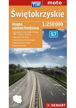 Świętokrzyskie dla zawodowców. TIR. Mapa samoch.