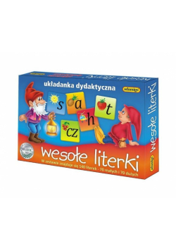 Układanka - Wesołe literki