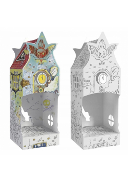 Kolorowanka-Składanka 3D MINI - Domek - Potworna 6
