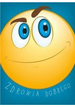 Karnet B6 Emotikony. Zdrowie