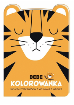 Kolorowanka A4 16 90g Tygrys Bebe