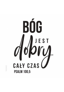 Podstawka korkowa - Bóg jest dobry cały czas