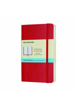 Notes Moleskine Classic P, kropki, czerwony