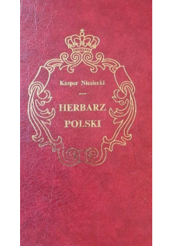 Herbarz Polski tom V reprint z 1840 r .
