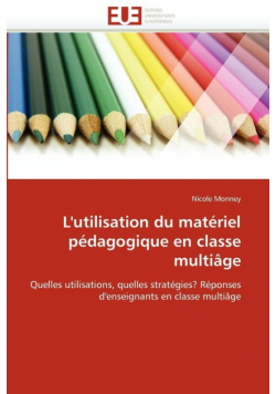 L'utilisation du matériel pédagogique en classe multiâge