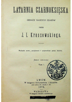 Latarnia Czarnoksięska Tom I do IV około 1872 r.