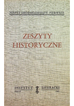 Zeszyty historyczne zeszyt 31