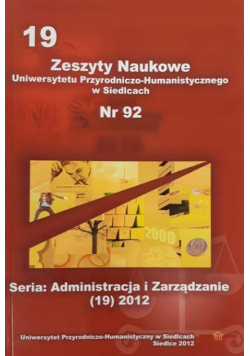 Zeszyty Naukowe UPH w Siedlcach Nr 92