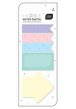 Zakładki indeksujące Pastel 125szt