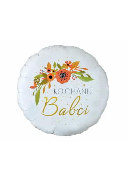 Balon foliowy Kochanej Babci