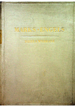 Marks Engels Dzieła wybrane tom 2 1949 r.