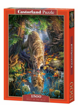 Puzzle 1500 Wolf in the wild CASTOR