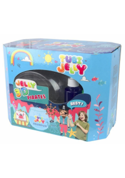 Tubi Jelly 8 kol. + akwarium - Piraci TUBAN