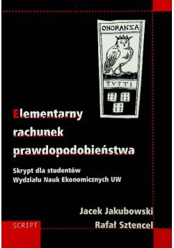 Elementarny rachunek prawdopodobieństwa