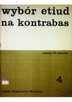 Wybór etiud na kontrabas 4